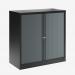 Bisley 1000mm wide Essentials Tambour Unit (1000mm) (1 shelf) Black