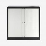 Bisley 1000mm wide Essentials Tambour Unit (1000mm) (1 shelf) Black