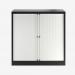 Bisley 1000mm wide Essentials Tambour Unit (1000mm) (1 shelf) Black