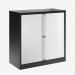 Bisley 1000mm wide Essentials Tambour Unit (1000mm) (1 shelf) Black