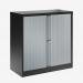 Bisley 1000mm wide Essentials Tambour Unit (1000mm) (1 shelf) Black