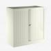 Bisley 1000mm wide Essentials Tambour Unit (1000mm) (1 shelf) Goose Grey