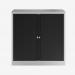 Bisley 1000mm wide Essentials Tambour Unit (1000mm) (1 shelf) Goose Grey