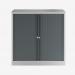 Bisley 1000mm wide Essentials Tambour Unit (1000mm) (1 shelf) Goose Grey