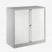 Bisley 1000mm wide Essentials Tambour Unit (1000mm) (1 shelf) Goose Grey