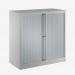 Bisley 1000mm wide Essentials Tambour Unit (1000mm) (1 shelf) Goose Grey