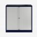 Bisley 1000mm wide Essentials Tambour Unit (1000mm) (1 shelf) Oxford Blue