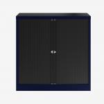Bisley 1000mm wide Essentials Tambour Unit (1000mm) (1 shelf) Oxford Blue