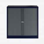 Bisley 1000mm wide Essentials Tambour Unit (1000mm) (1 shelf) Oxford Blue