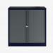 Bisley 1000mm wide Essentials Tambour Unit (1000mm) (1 shelf) Oxford Blue