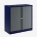 Bisley 1000mm wide Essentials Tambour Unit (1000mm) (1 shelf) Oxford Blue