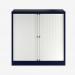 Bisley 1000mm wide Essentials Tambour Unit (1000mm) (1 shelf) Oxford Blue