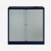 Bisley 1000mm wide Essentials Tambour Unit (1000mm) (1 shelf) Oxford Blue