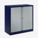 Bisley 1000mm wide Essentials Tambour Unit (1000mm) (1 shelf) Oxford Blue