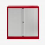 Bisley 1000mm wide Essentials Tambour Unit (1000mm) (1 shelf) Cardinal Red
