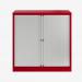 Bisley 1000mm wide Essentials Tambour Unit (1000mm) (1 shelf) Cardinal Red