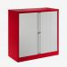 Bisley 1000mm wide Essentials Tambour Unit (1000mm) (1 shelf) Cardinal Red