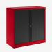 Bisley 1000mm wide Essentials Tambour Unit (1000mm) (1 shelf) Cardinal Red