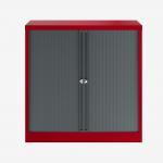 Bisley 1000mm wide Essentials Tambour Unit (1000mm) (1 shelf) Cardinal Red