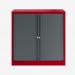 Bisley 1000mm wide Essentials Tambour Unit (1000mm) (1 shelf) Cardinal Red