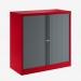Bisley 1000mm wide Essentials Tambour Unit (1000mm) (1 shelf) Cardinal Red