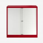 Bisley 1000mm wide Essentials Tambour Unit (1000mm) (1 shelf) Cardinal Red