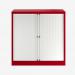 Bisley 1000mm wide Essentials Tambour Unit (1000mm) (1 shelf) Cardinal Red
