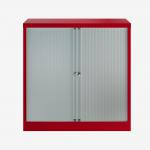 Bisley 1000mm wide Essentials Tambour Unit (1000mm) (1 shelf) Cardinal Red