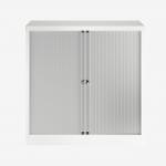Bisley 1000mm wide Essentials Tambour Unit (1000mm) (1 shelf) Traffic White