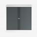 Bisley 1000mm wide Essentials Tambour Unit (1000mm) (1 shelf) Traffic White