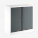 Bisley 1000mm wide Essentials Tambour Unit (1000mm) (1 shelf) Traffic White