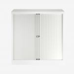 Bisley 1000mm wide Essentials Tambour Unit (1000mm) (1 shelf) Traffic White