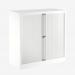 Bisley 1000mm wide Essentials Tambour Unit (1000mm) (1 shelf) Traffic White