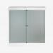 Bisley 1000mm wide Essentials Tambour Unit (1000mm) (1 shelf) Traffic White