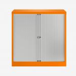Bisley 1000mm wide Essentials Tambour Unit (1000mm) (1 shelf) Bisley Orange