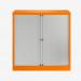Bisley 1000mm wide Essentials Tambour Unit (1000mm) (1 shelf) Bisley Orange