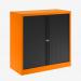 Bisley 1000mm wide Essentials Tambour Unit (1000mm) (1 shelf) Bisley Orange