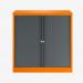 Bisley 1000mm wide Essentials Tambour Unit (1000mm) (1 shelf) Bisley Orange