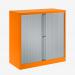 Bisley 1000mm wide Essentials Tambour Unit (1000mm) (1 shelf) Bisley Orange