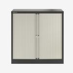 Bisley 1000mm wide Essentials Tambour Unit (1070mm) (1 shelf) Anthracite Grey