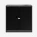 Bisley 1000mm wide Essentials Tambour Unit (1070mm) (1 shelf) Anthracite Grey