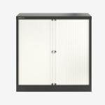 Bisley 1000mm wide Essentials Tambour Unit (1070mm) (1 shelf) Anthracite Grey