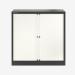 Bisley 1000mm wide Essentials Tambour Unit (1070mm) (1 shelf) Anthracite Grey