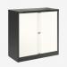 Bisley 1000mm wide Essentials Tambour Unit (1070mm) (1 shelf) Anthracite Grey