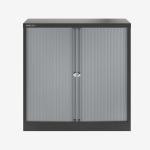 Bisley 1000mm wide Essentials Tambour Unit (1070mm) (1 shelf) Anthracite Grey