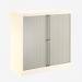 Bisley 1000mm wide Essentials Tambour Unit (1070mm) (1 shelf) Chalk