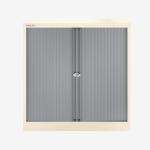 Bisley 1000mm wide Essentials Tambour Unit (1070mm) (1 shelf) Chalk