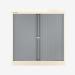 Bisley 1000mm wide Essentials Tambour Unit (1070mm) (1 shelf) Chalk