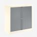Bisley 1000mm wide Essentials Tambour Unit (1070mm) (1 shelf) Chalk
