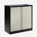 Bisley 1000mm wide Essentials Tambour Unit (1070mm) (1 shelf) Black
